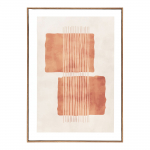 Seinapilt elutuppa Mina 50x70 cm beež l&otilde;uend MDF-raamil