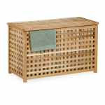 Pesukorv 47 &times; 78 &times; 48 cm beež p&auml;hklipuu 90-liitrine