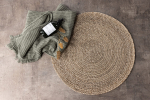 &Uuml;mmargune vaip Oliver Jute 60x60 Loodus