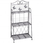 Lillealus 44 x 25 x 96 cm h&otilde;bedane hall metallist