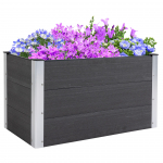 Lillekast 100x50x55,5 cm hall WPC ja alumiinium