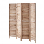 Ruumijagaja 4 paneeli 162 &times; 170 cm paulownia puit