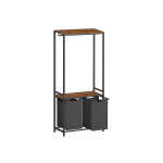 Puidust pesukorv 73 x 33 x 177 cm pruun