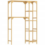 Riiul pesumasina kohale 100x40x157 cm bambus