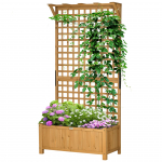 Lillekast koos Roonikuga 90x45x183 cm Kollane