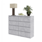 Kummut sahtlitega 120x92.5x33.5 cm betoon
