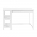 Kontorilaud sahtliga 120 cm valge