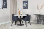 Estelle s&ouml;&ouml;gilaua komplekt l&auml;bim&otilde;&otilde;t 106 cm mustad toolid