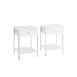 &Ouml;&ouml;kapid valge 2 tk 40 x 40 x 55 cm