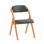 Klapptool 47 x 69 x 77 cm hall pruun polsterdatud
