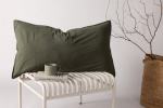 Ronja padjap&uuml;&uuml;r 50 x 90 cm pestud puuvill lukuga