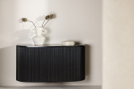 Loca TV alus seinale 45x120 cm must MDF 80 kg