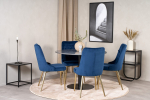 S&ouml;&ouml;gilaua komplekt Estelle 106 cm hall/must marmorplaat