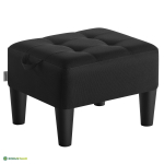 Taburet 40 x 32 x 26 cm must polsterdatud 150 kg