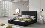 Voodi Cloe 180x200x93 cm Must