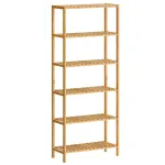 Bambusest hoiuriiul 6 taset 60 x 26,2 x 160,9 cm