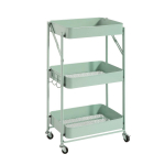 Ratastel serveerimislaud roheline