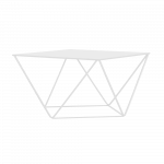Valge kohvilaud Daryl 80cm valge