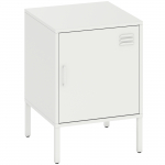 Metallist &ouml;&ouml;kapp uksega 40x40x56 cm Valge