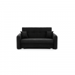 Voodi v&auml;ljat&otilde;mmatav Laine 3-istmeline 155x105x75 cm Must