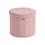 Hoiukastiga tumba Mazie 46&times;45 cm Pastellroosa