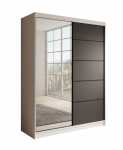 Liugustega Riidekapp Cardi 150 150x200x58 Valge