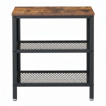 Abilaud metallist 60x30x60 cm pruun