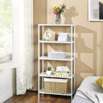 Vannitoariiul bambusest 60x26x130cm valge