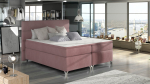 Boxspring-voodi Amadeo 160X200 175x130 cm Roosa