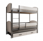 Laste voodi Leia 96x185x212 cm Valge