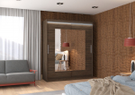 Liugustega Riidekapp ROSETTE 180 180x215x58 Choco