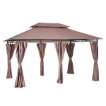 Aiapaviljon 3x4 m khaki pruun