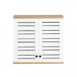 &Uuml;lemine k&ouml;&ouml;gikapp valge-pruun 60 &times; 19 &times; 56 cm MDF