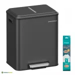 Pr&uuml;gikast 2 x 15 L tindimust pedaal ja softclose
