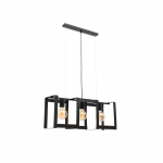 Rippvalgusti Giorri 66x18x120 cm Must