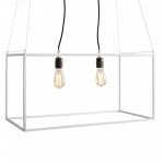 Rippuv laevalgusti Metric M valge