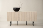 Kummut V&auml;ster&aring;s 150x75 cm beež MDF ja terasest hoiukapp