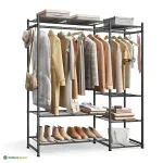 Riidenagi 30 x 124,8 x 157,1 cm must teras