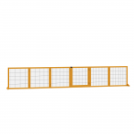 Lemmiklooma v&auml;rav 432x70 cm kollane 6 paneeli