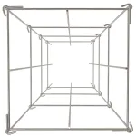 Taimetugi 30 x 30 x 117 cm 10 tk PVC-kattega teras