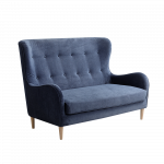 Kahekohaline diivan 152 cm sinine