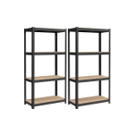 Metallist laoriiulid 40 x 80 x 160 cm must 520 kg