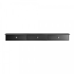 Riidenagi seinale 90 cm hall 3 sahtliga MDF-riiul