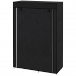 Riidest riidekapp 103&times;43&times;162,5 cm must 6 riiulit
