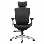 Kontoritool 69.5x63x115 125 cm must nimmetoega