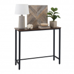Konsoollaud 75 x 75 x 24 cm pruun-must MDF