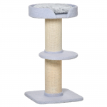 Kraapimispuu kassile 45x45x91 cm helesinine sisalpostid