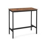 Baarilaud 100x40x90 cm pruun-must kildpuit ja teras