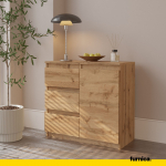 Sahtlitega kummut Mikel 75x80x35 cm Tamm