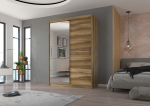 Liugustega Riidekapp ESTI 150 150x59x215 cm Murano